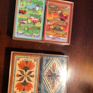 Vintage Hallmark Double Decks Playing cards